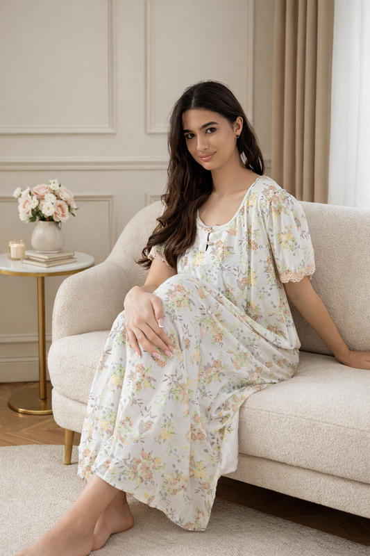 Short Sleeve Nightgown (Code:1167)