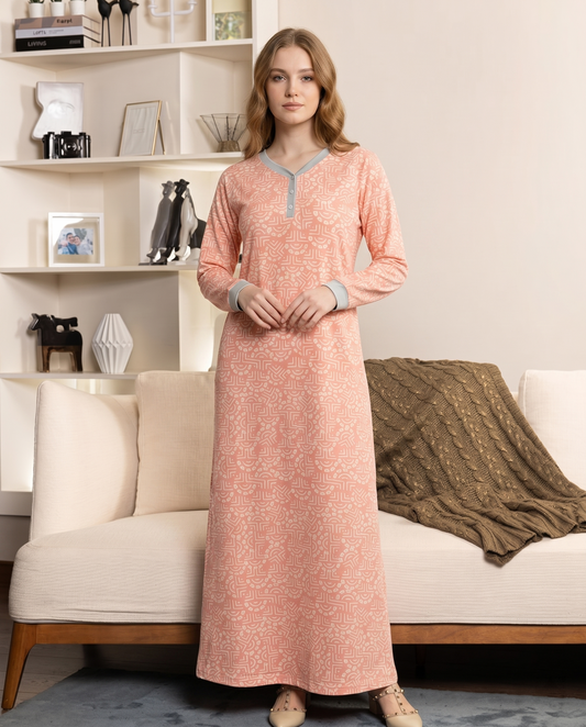 Long Sleeve Nightgown (Code:1424)