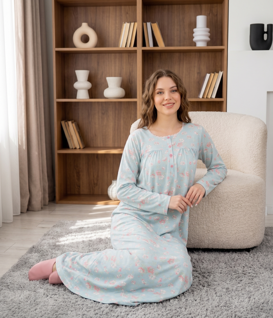 Long Sleeve Nightgown (Code:1464)