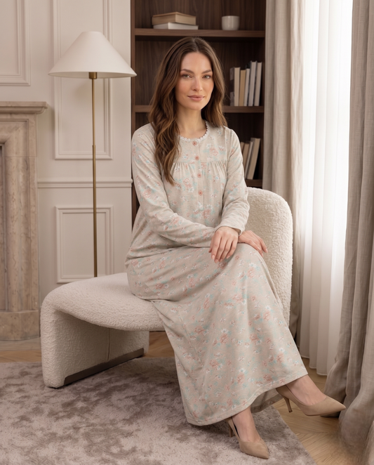 Long Sleeve Nightgown (Code:1464)