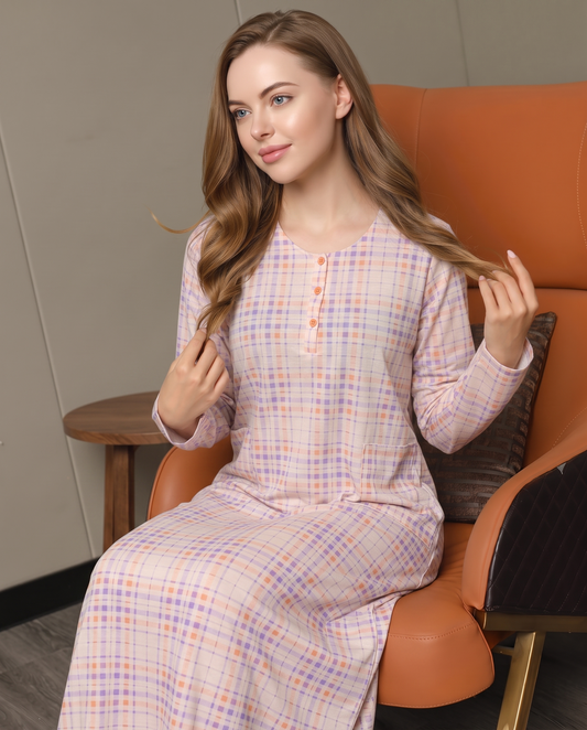 Long Sleeve Nightgown (Code:1459)