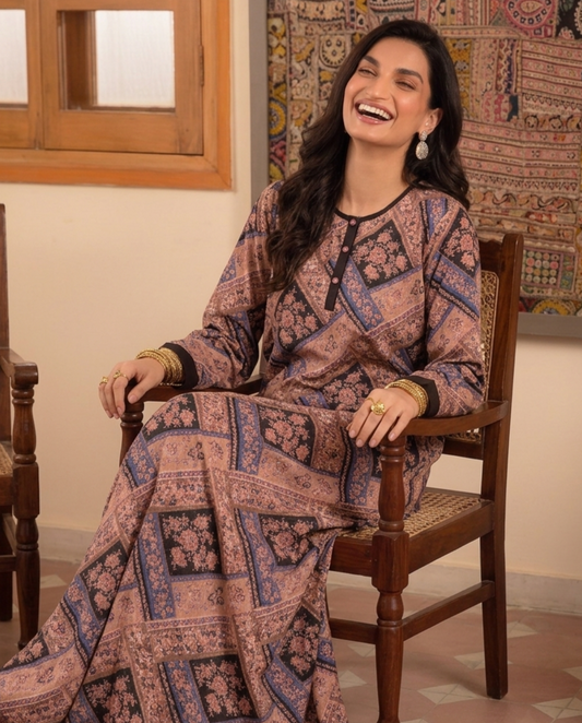 Long Sleeve Nightgown (Code:1460)