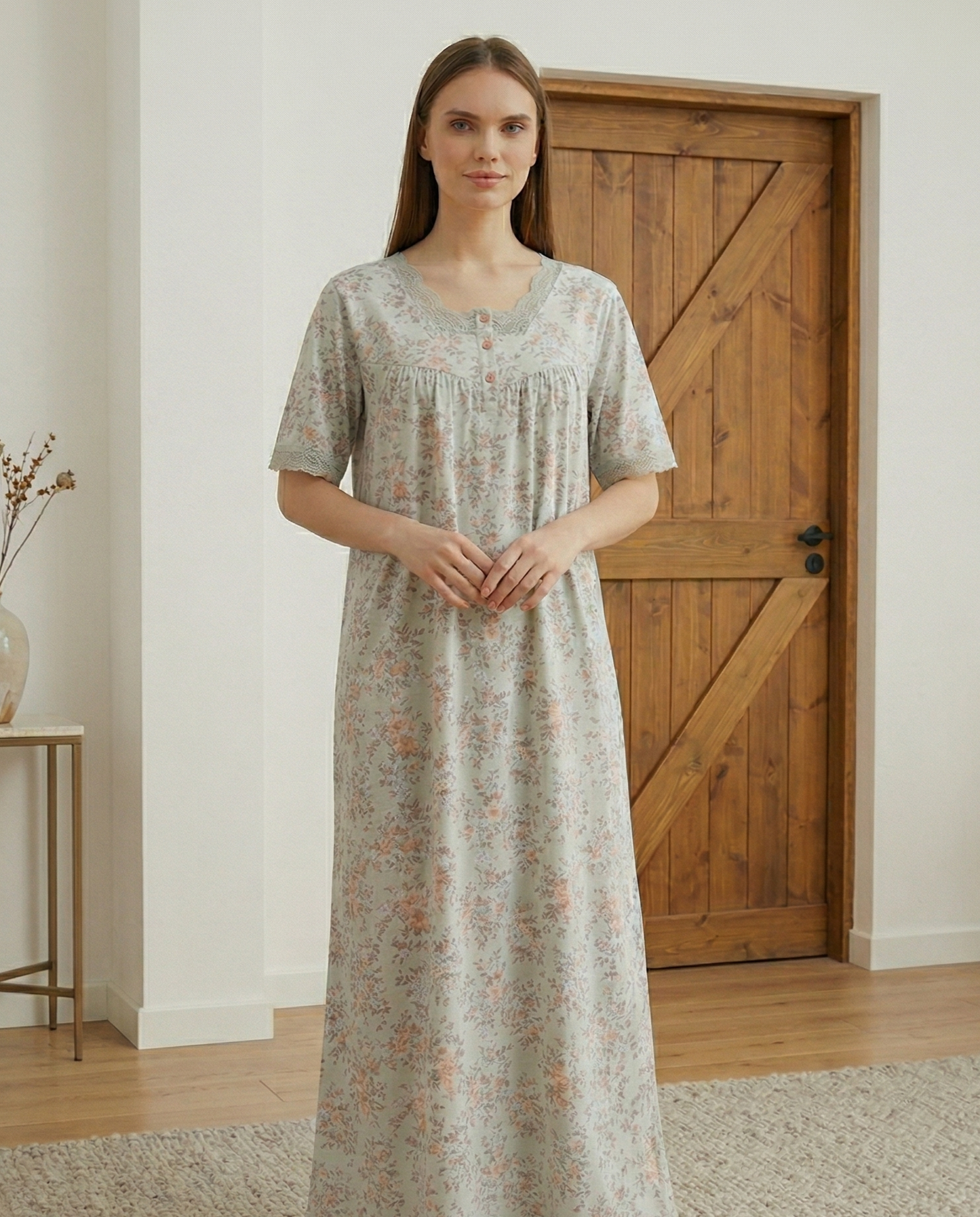 Short Sleeve Nightgown (Code:1170)