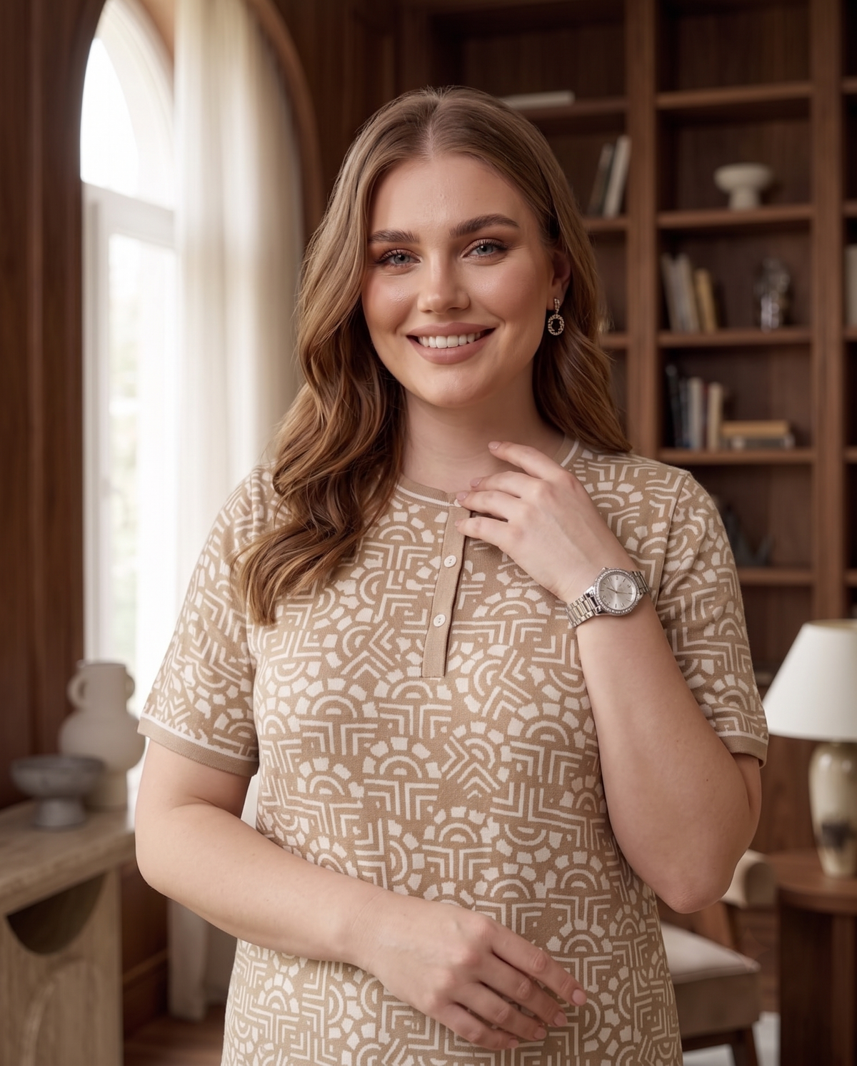 Short Sleeve Nightgown (Code:1123)
