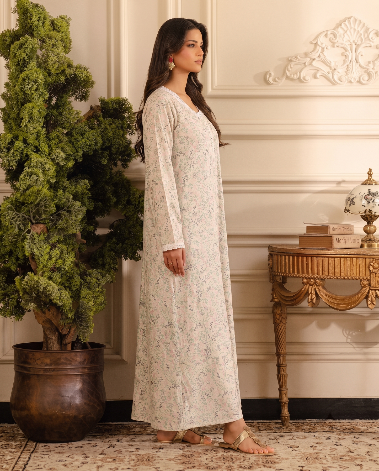 Long Sleeve Nightgown (Code:1413)