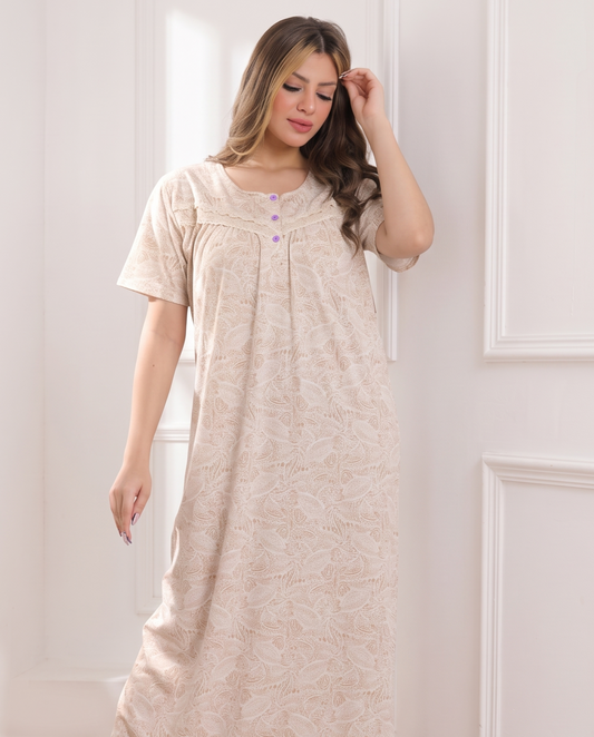 Short Sleeve Nightgown (Code:1132)