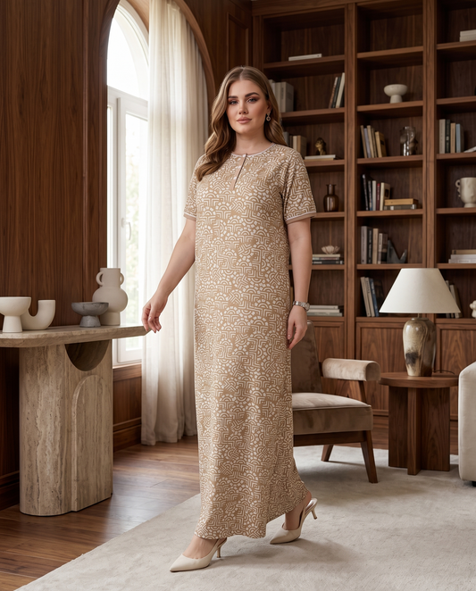 Short Sleeve Nightgown (Code:1123)