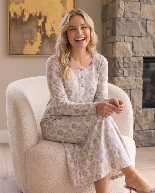 Long Sleeve Nightgown (Code:1467)