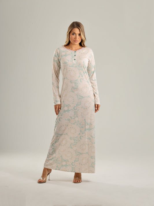Long Sleeve Nightgown (Code:1432)