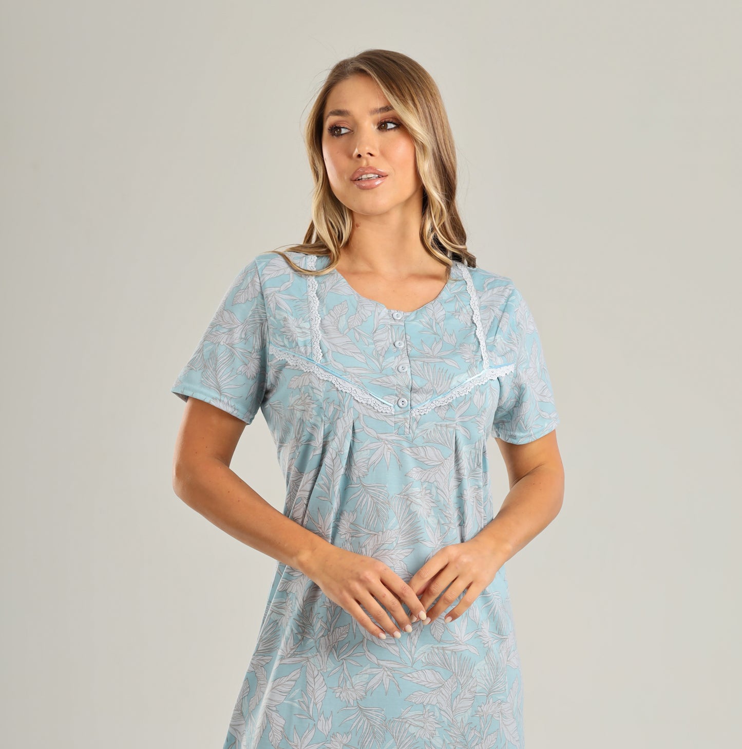 Short Sleeve Nightgown (Code:1133)