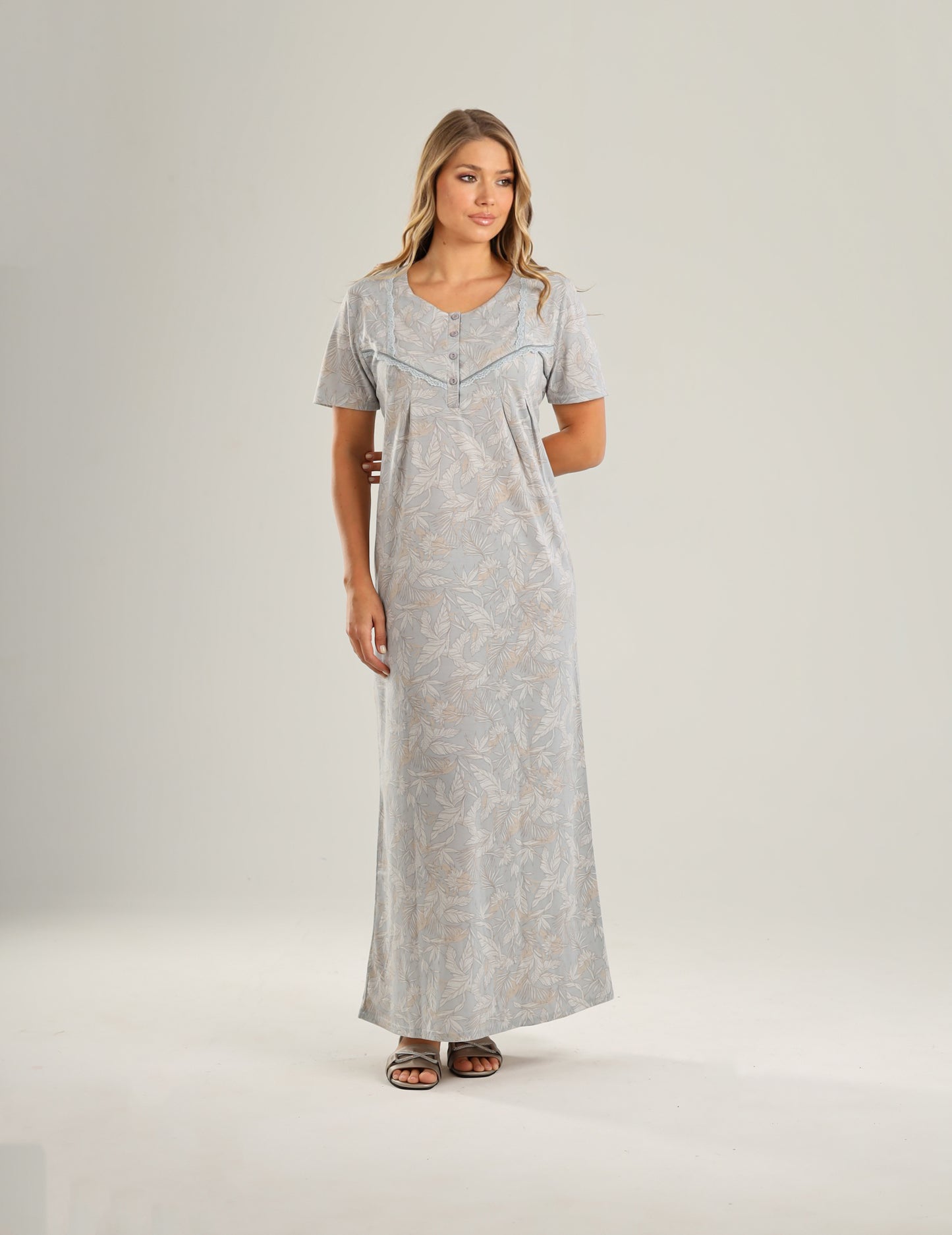 Short Sleeve Nightgown (Code:1133)