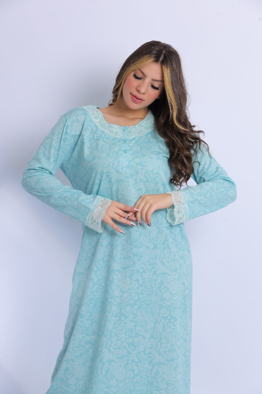 Long Sleeve Nightgown (Code:1429)