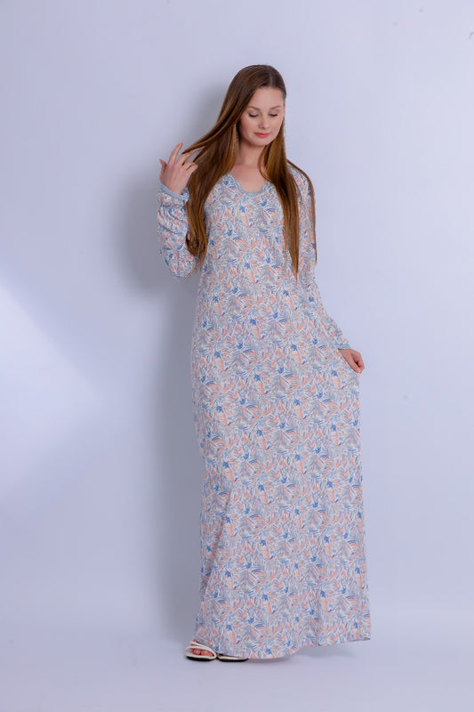 Long Sleeve Nightgown (Code:1434)