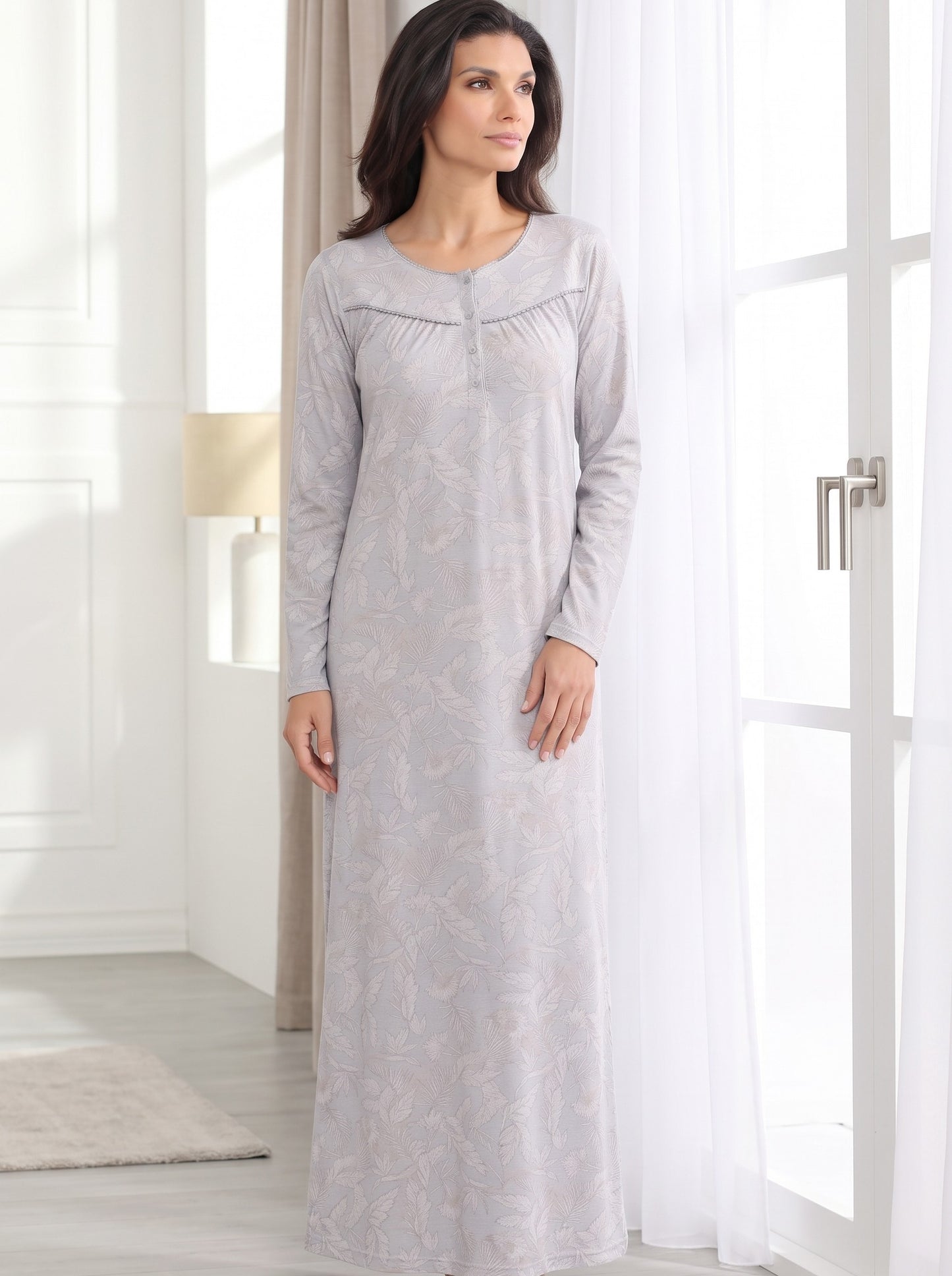 Long Sleeve Nightgown (Code:1425)