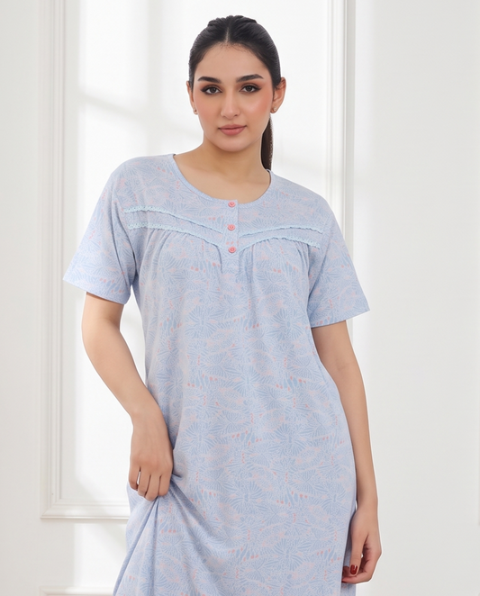 Short Sleeve Nightgown (Code:1132)