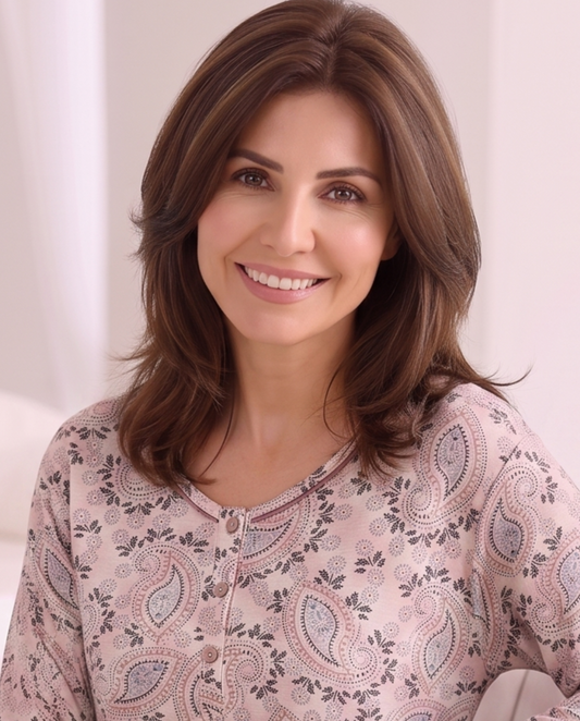 Long Sleeve Nightgown (Code:1457)