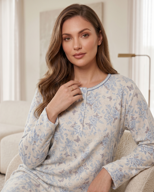 Long Sleeve Nightgown (Code:1465)