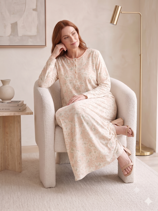 Long Sleeve Nightgown (Code:1465)